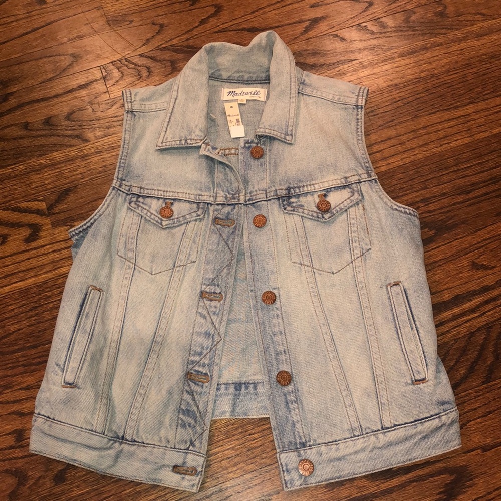 Madewell denim vest
